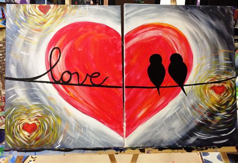 easy couple painting ideas for beginners|date night canvas painting ideas.